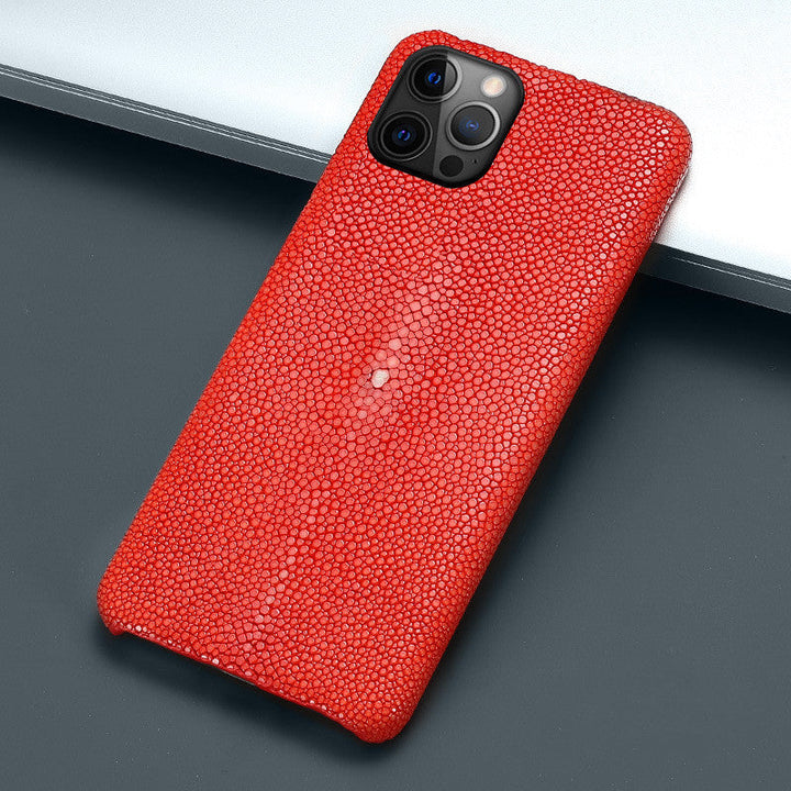 Genuine Stingray Leather Phone Case: A Touch of Luxury
