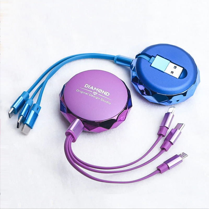 One For Three Data Cables  Fast Charging