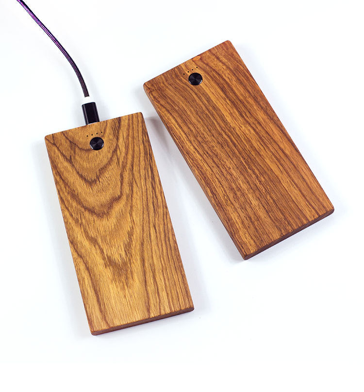 Wooden Handicraft Phone Fast Power Bank