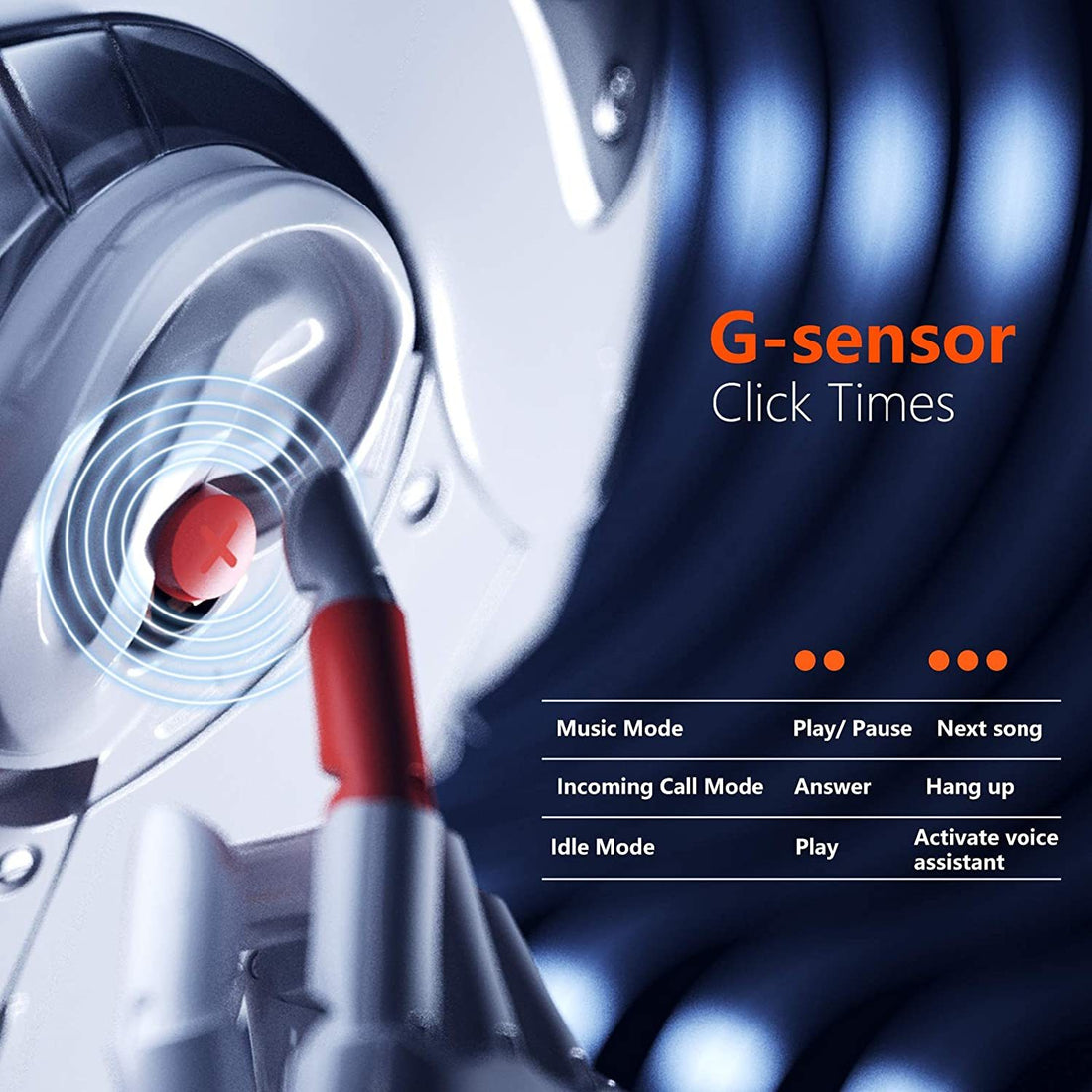 True Wireless Earbuds Noise Cancelling