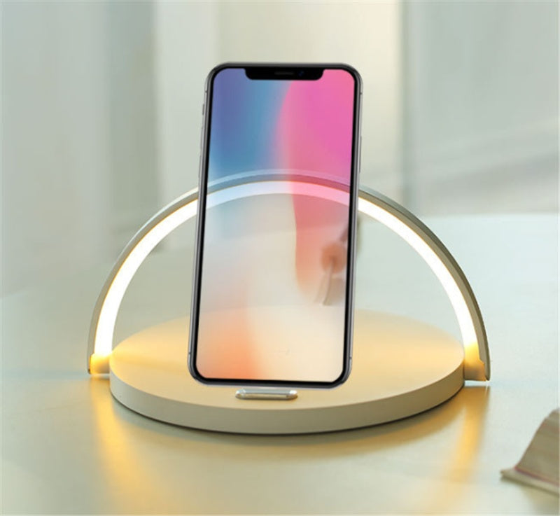 led Rainbow Light Mobile Phone Holder Charger