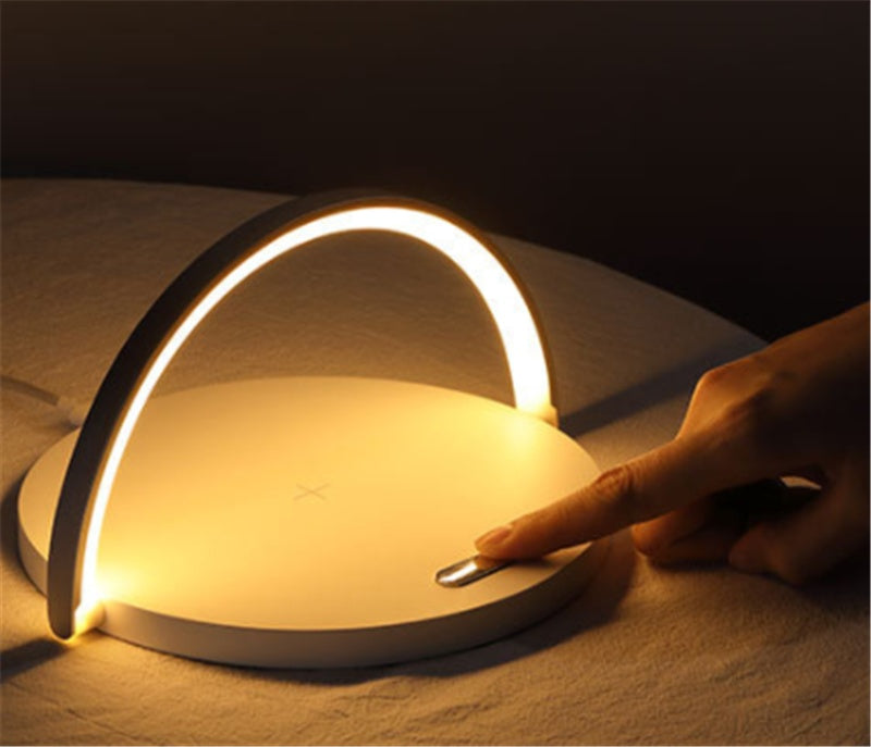 led Rainbow Light Mobile Phone Holder Charger