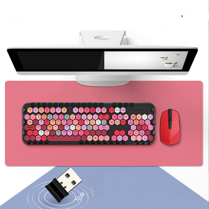 Girl Heart Wireless Keyboard Mini Keyboard