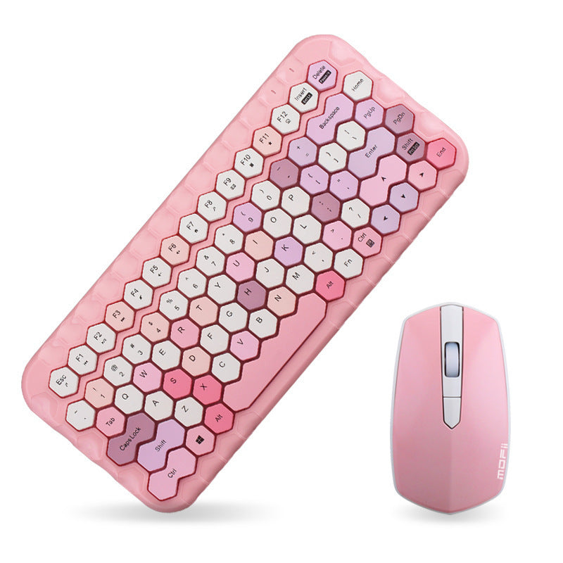 Girl Heart Wireless Keyboard Mini Keyboard