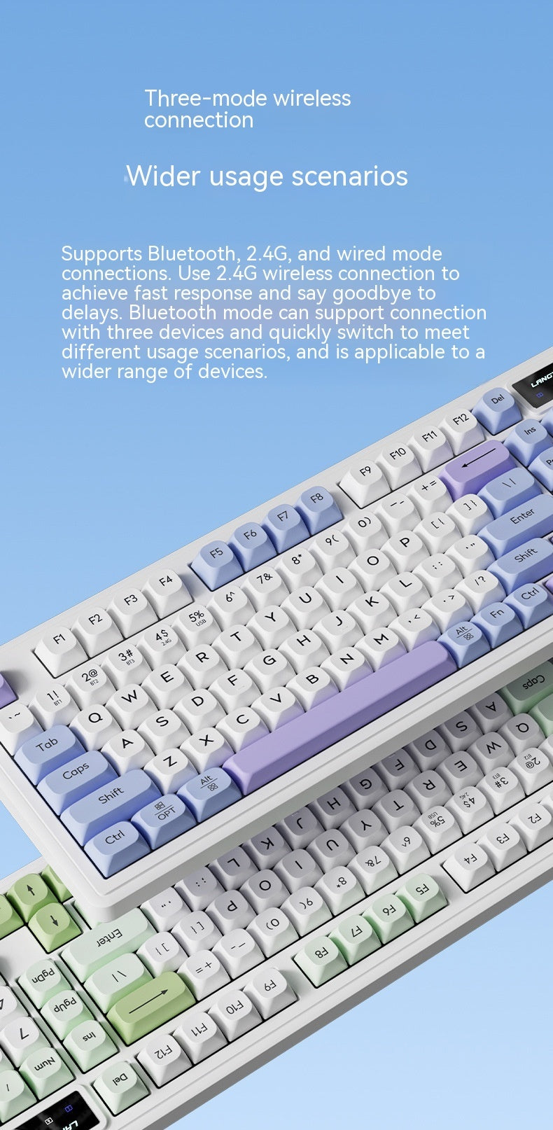 Wireless Bluetooth Mute Keyboard Office Keyboard