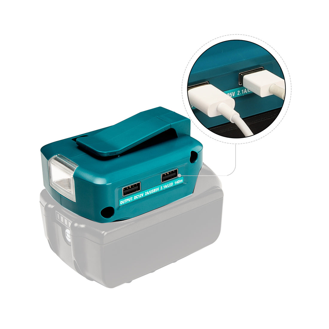 Li-ion Power Tool Charger With Dual USB