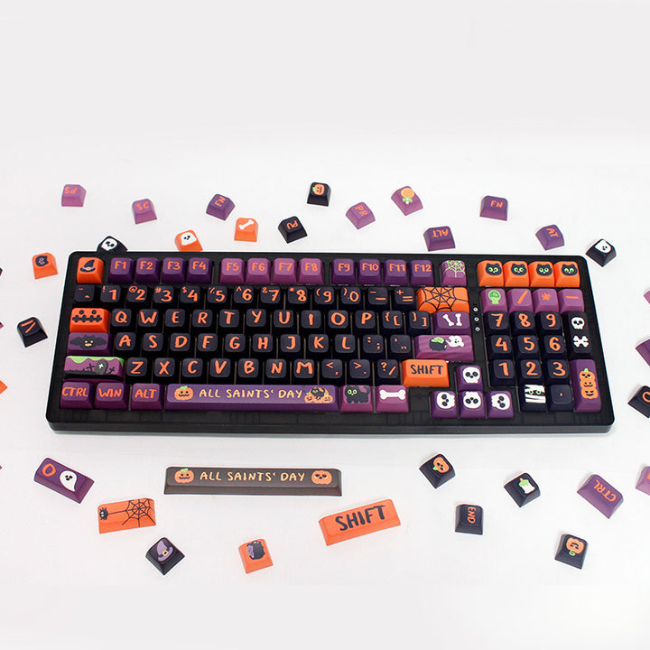 Halloween XDA Keycap Mechanical Keyboard