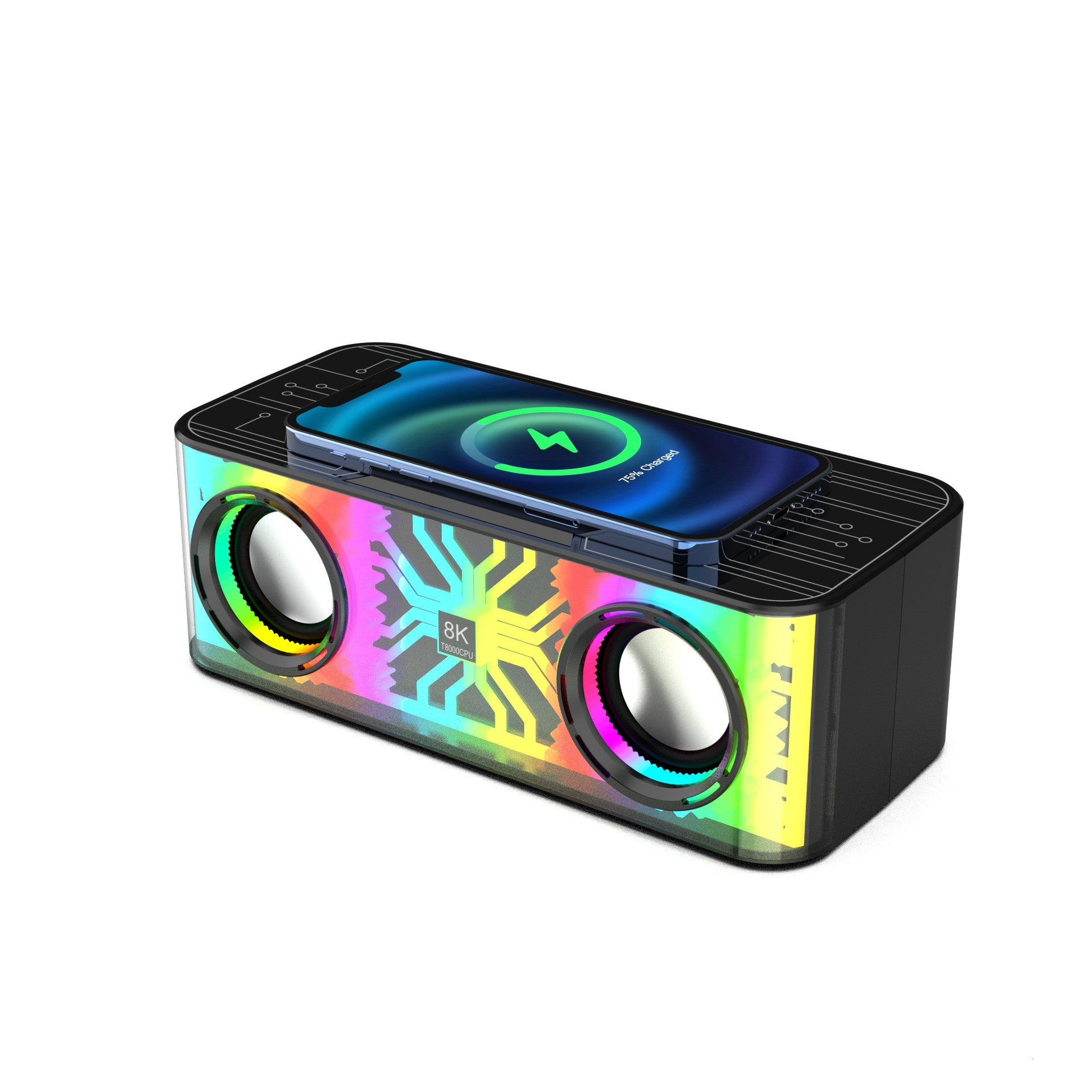 Colorful Light Bluetooth Speaker Dual Speaker