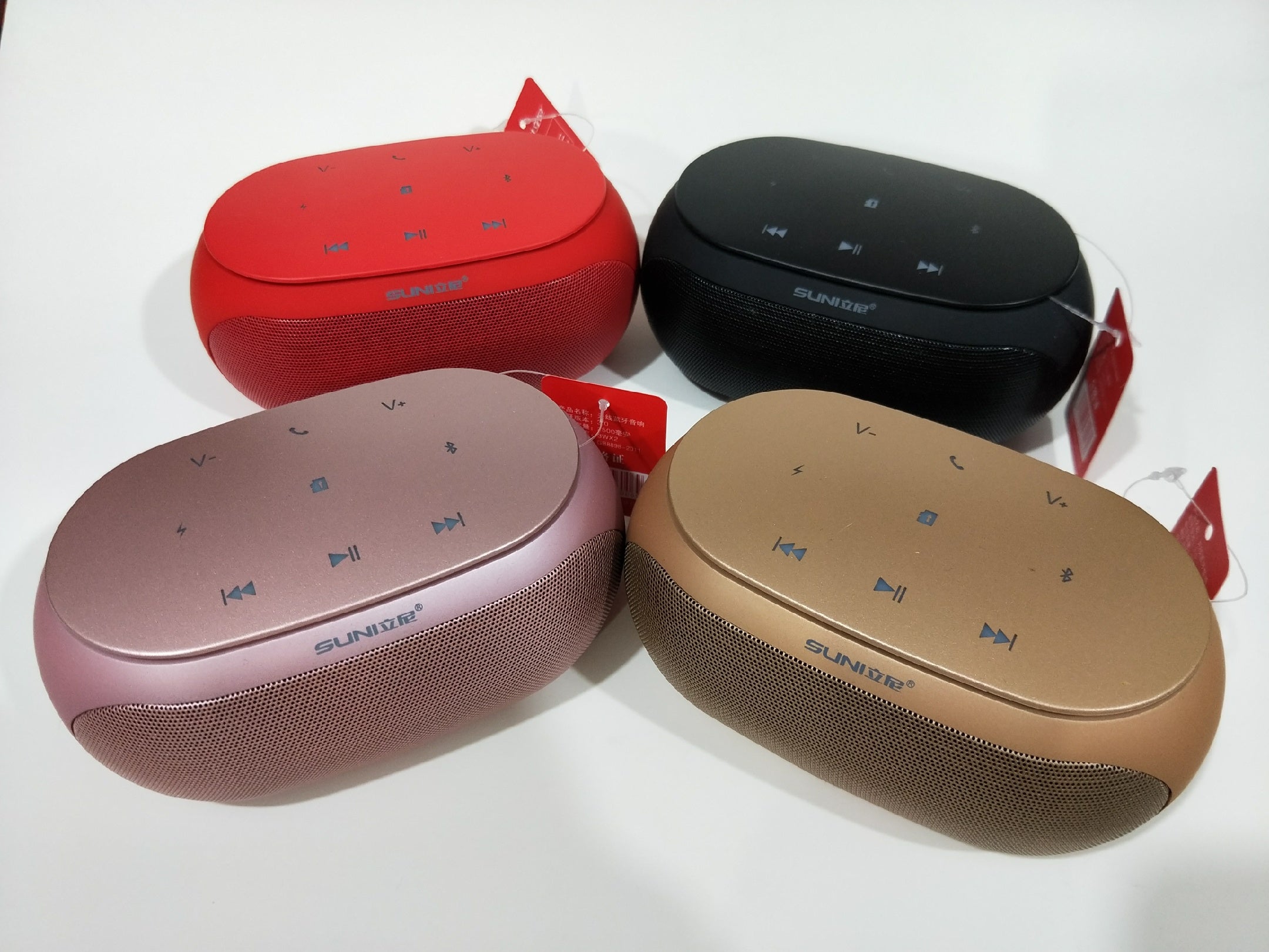 Wireless Bluetooth touch portable dual speaker