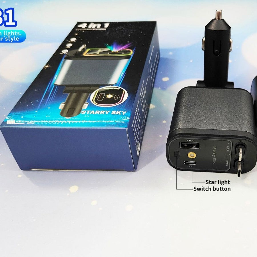 Flexible Wire Four-in-one Cigarette Lighter Starry