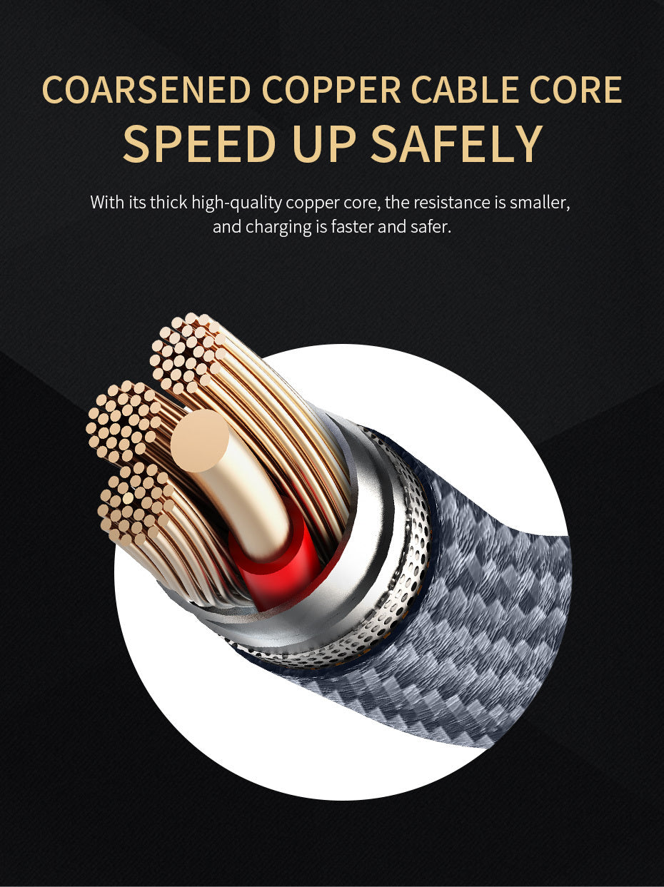 ROMOSS1.5m one drag three data cable