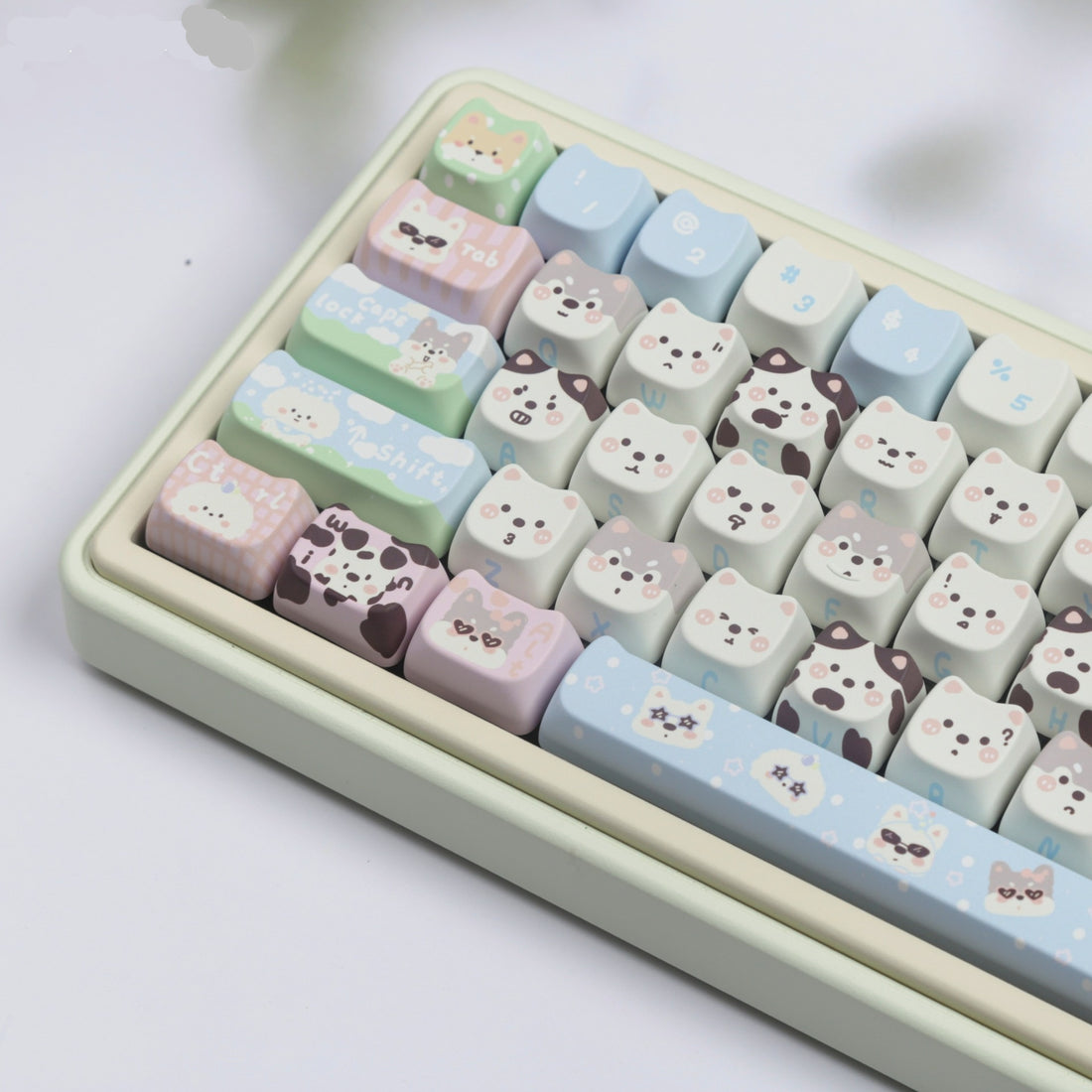 Cute Puppy Full Set PBT Sublimation  Keyboards