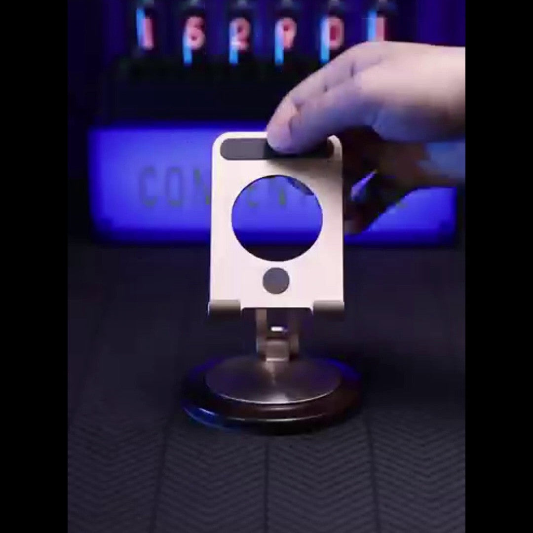 Desktop Phone Tablet Holder Folding Rotating