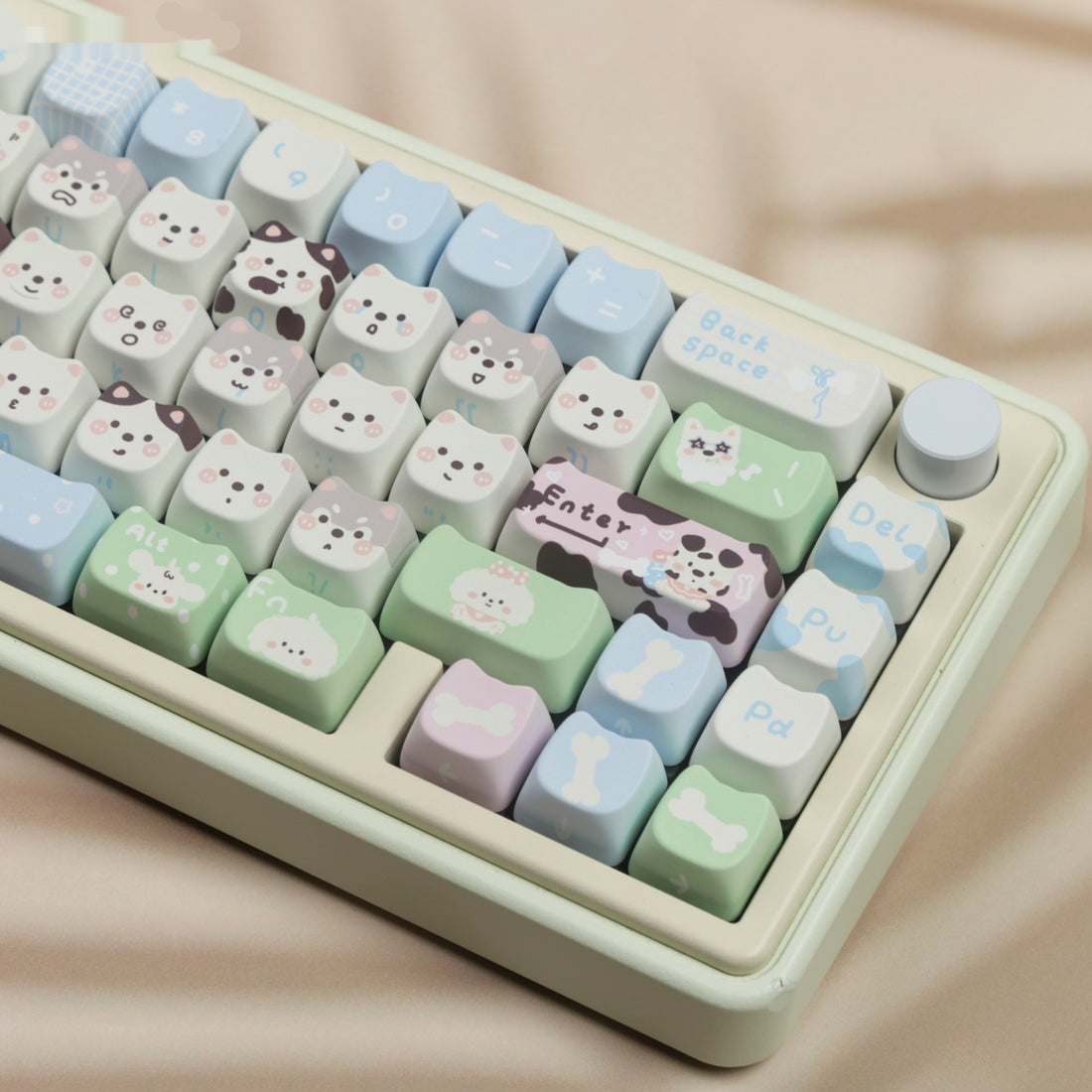 Cute Puppy Full Set PBT Sublimation  Keyboards