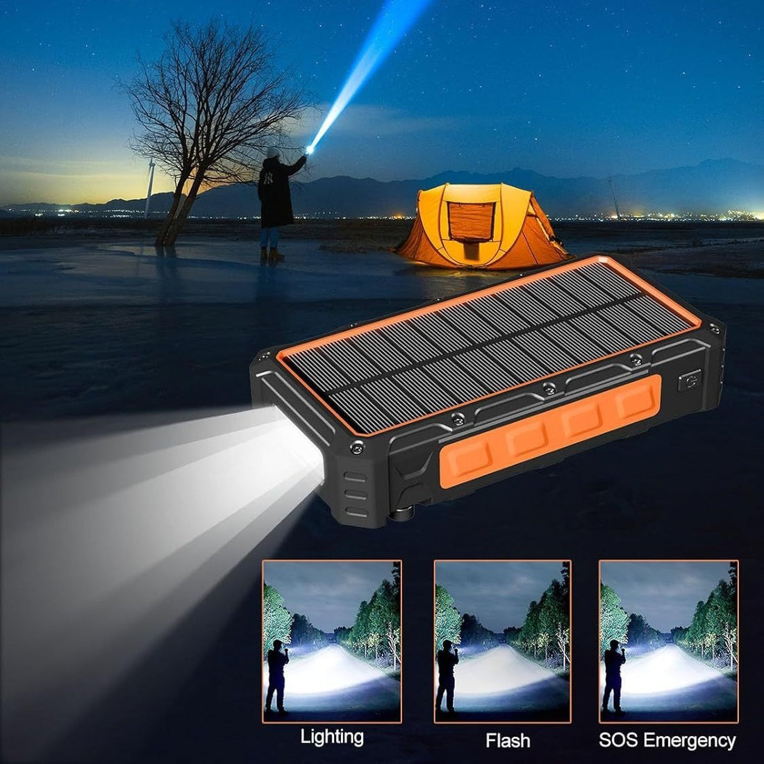Solar Hand Power  Wireless Charging Power Supply