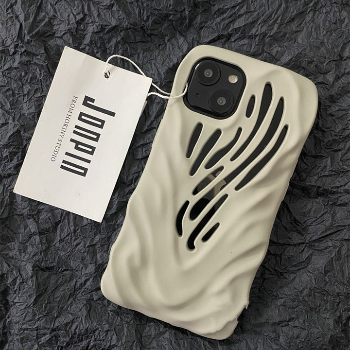 Titanium Gray Wind Hollowed  Phone Cases