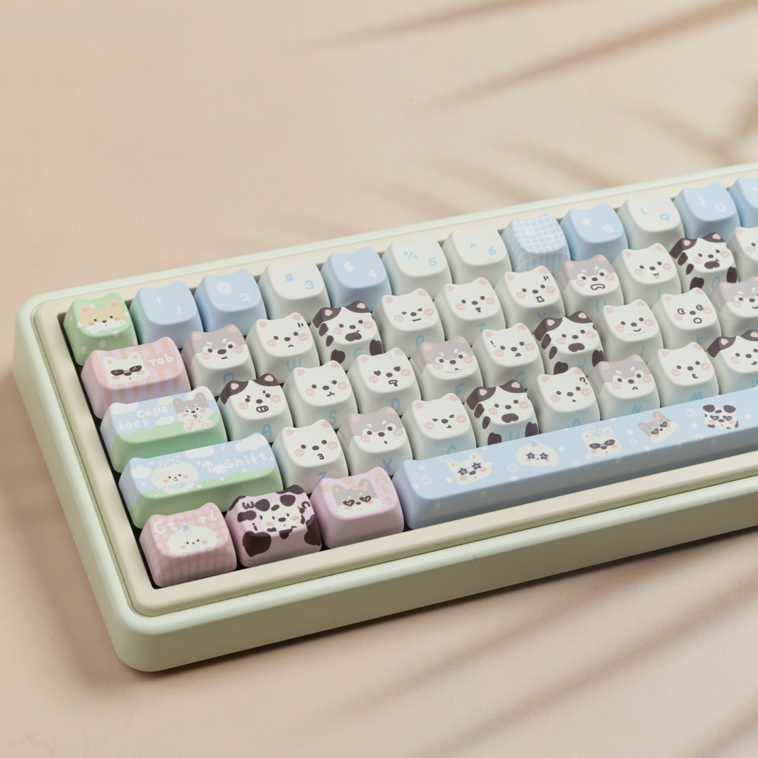 Cute Puppy Full Set PBT Sublimation  Keyboards