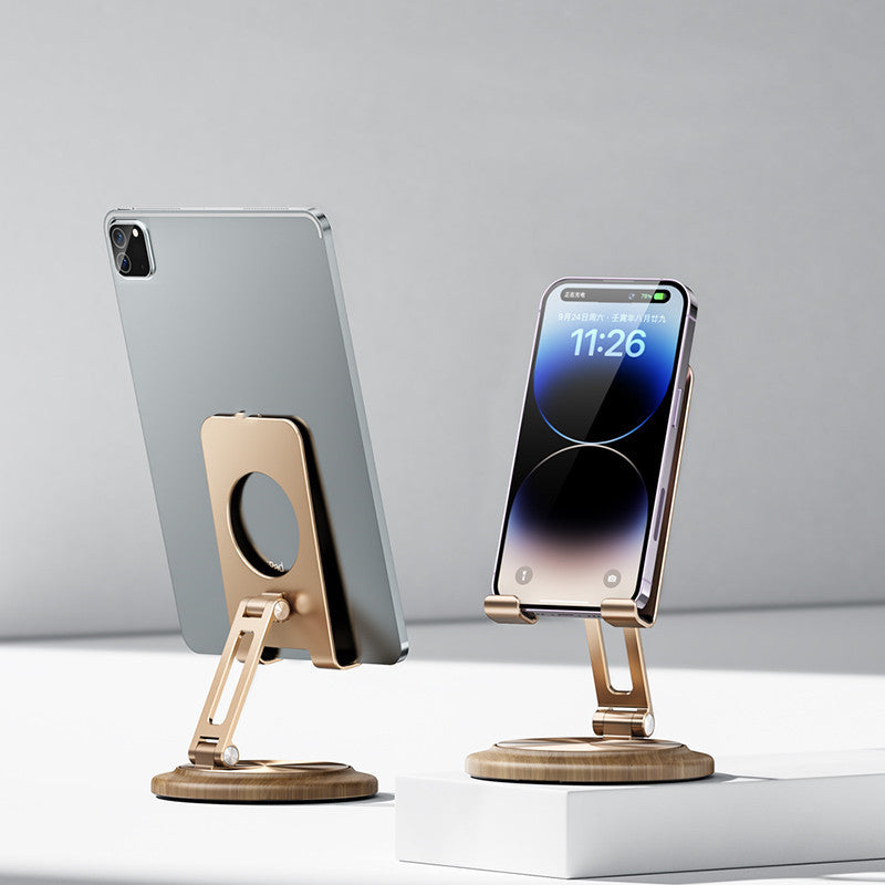 Desktop Phone Tablet Holder Folding Rotating
