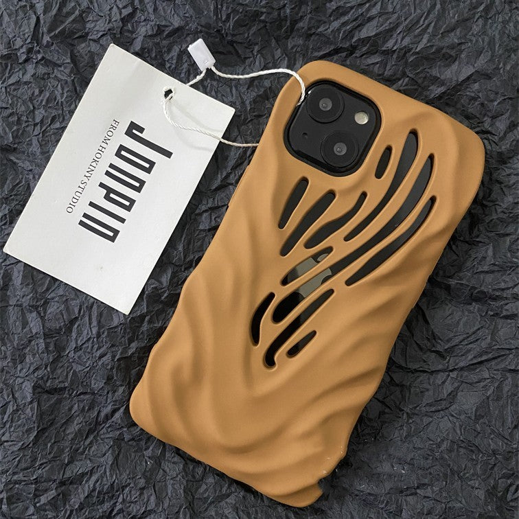 Titanium Gray Wind Hollowed  Phone Cases