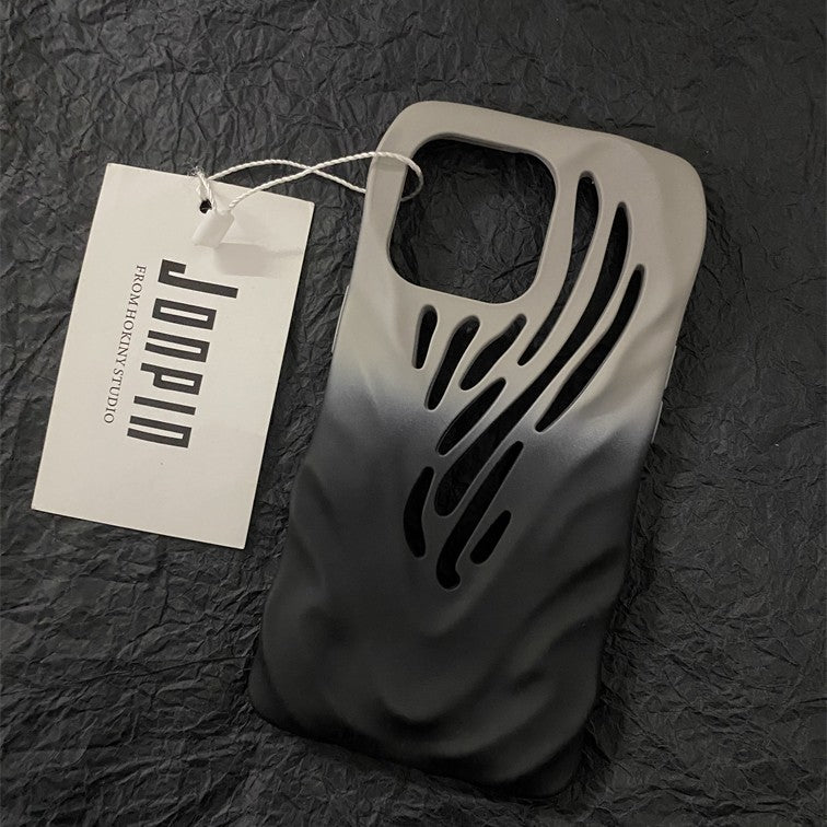 Titanium Gray Wind Hollowed  Phone Cases