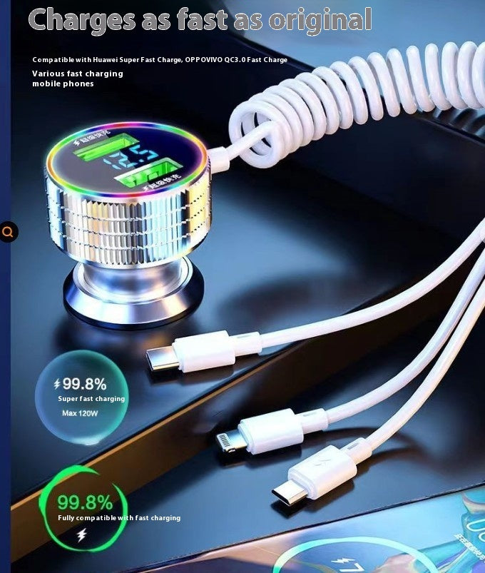 Colorful Light-level Fast Charging Car Phone