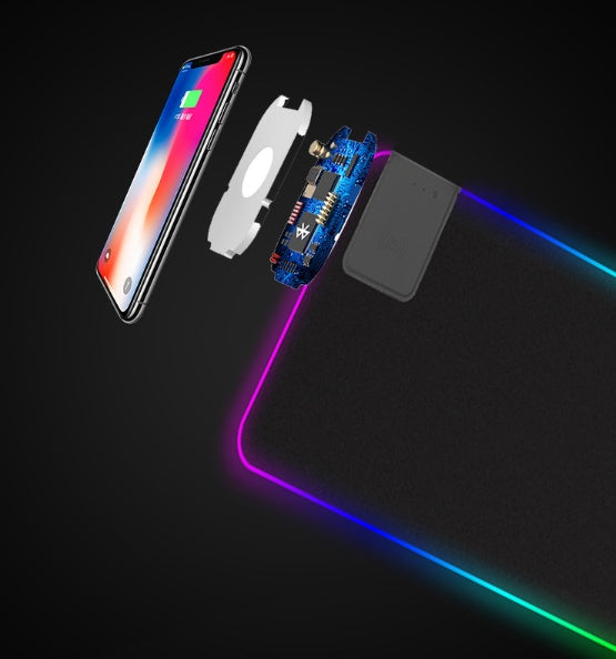 Wireless Charger LED Light Colorful RGB