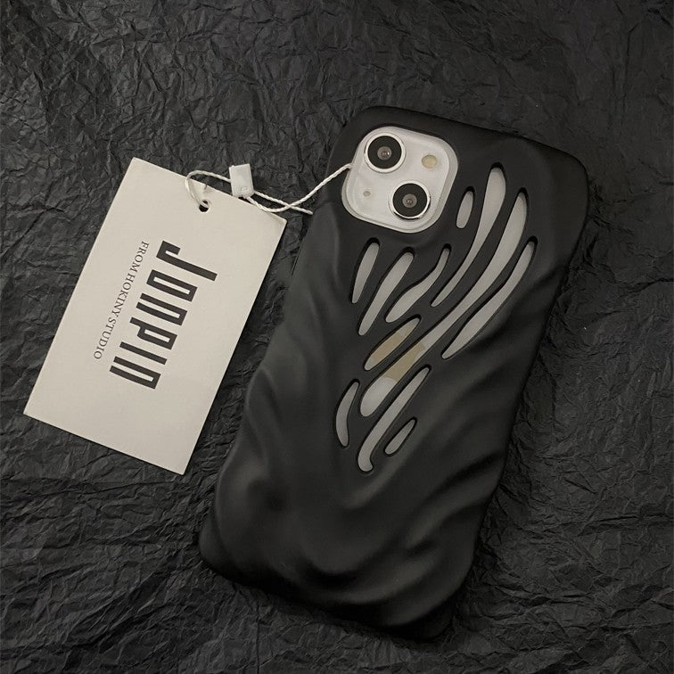 Titanium Gray Wind Hollowed  Phone Cases