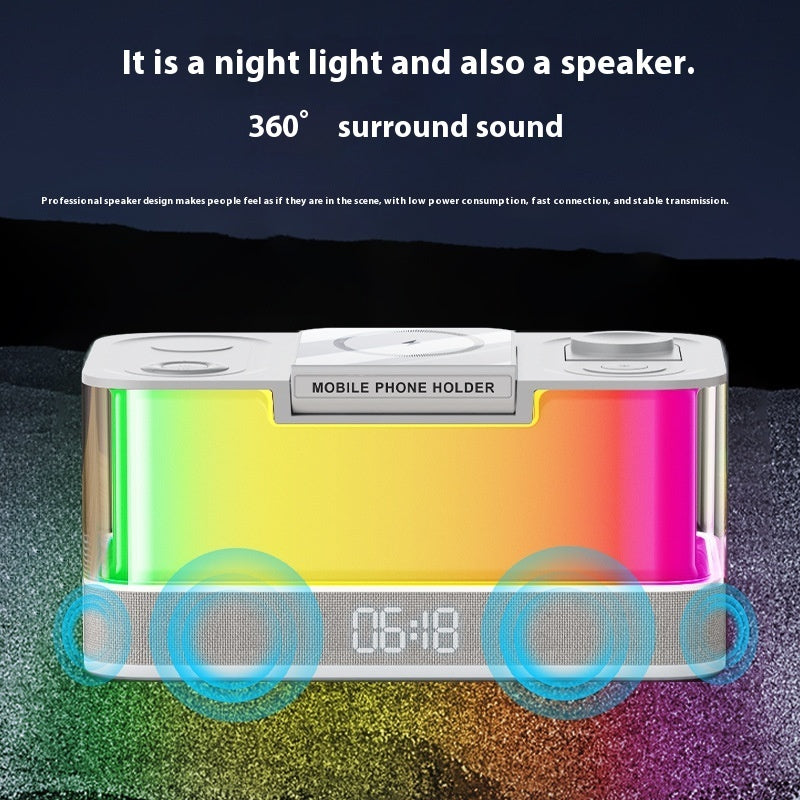 Desktop Bluetooth Speaker Clock Ambience