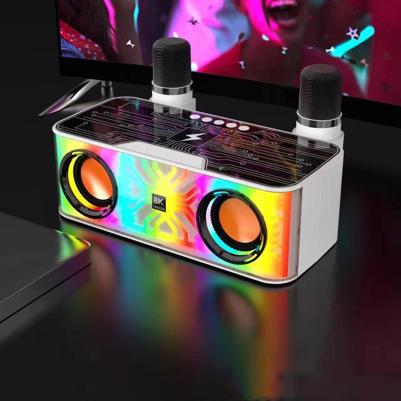 Colorful Light Bluetooth Speaker Dual Speaker