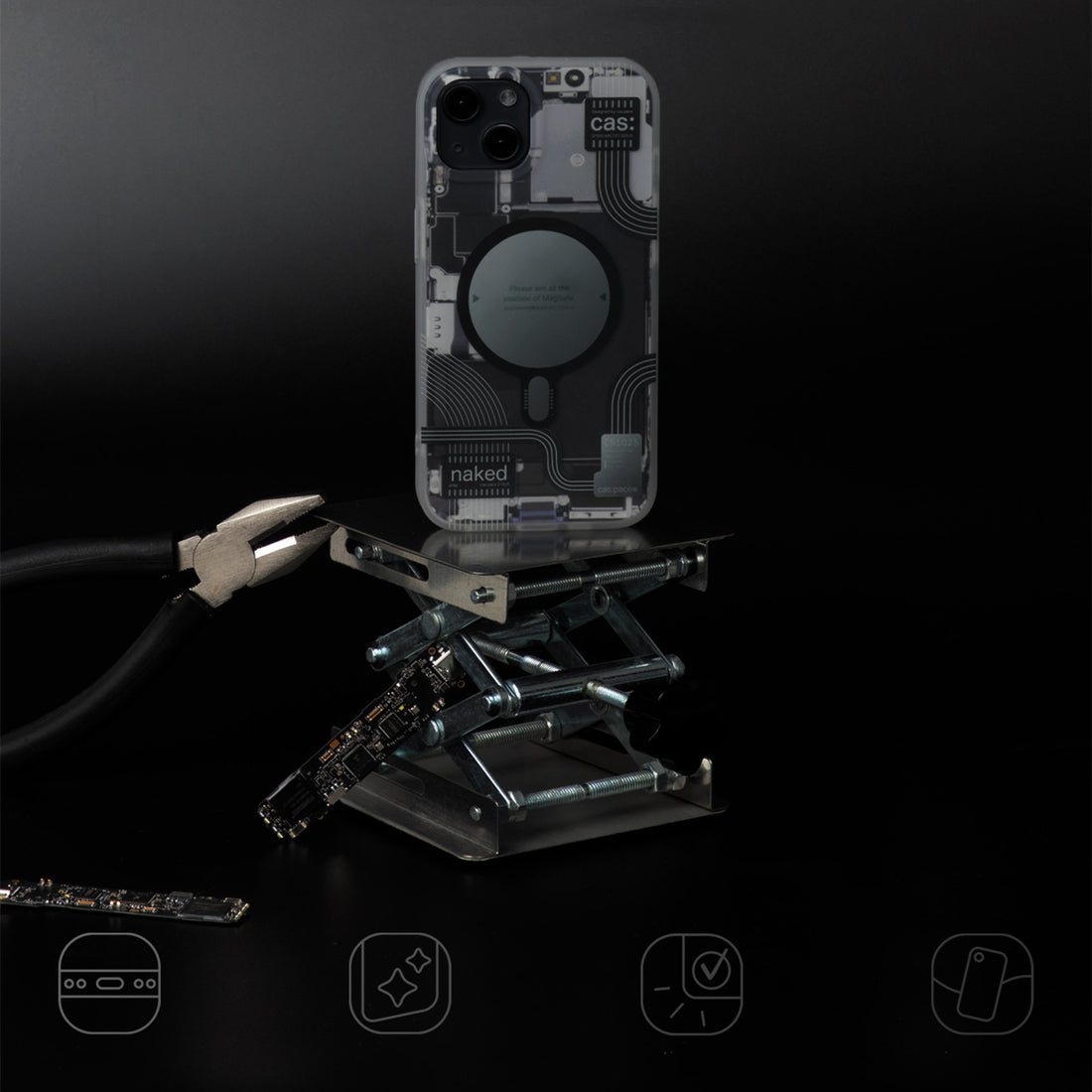 Double Layer Frosted Suitable Phone Package Anti