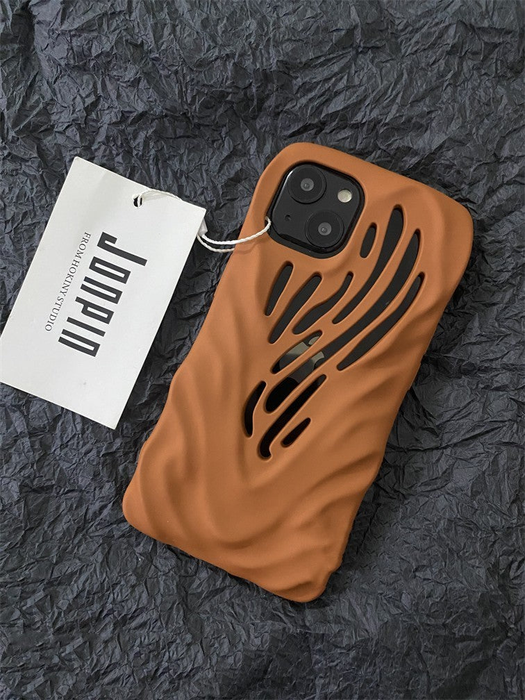 Titanium Gray Wind Hollowed  Phone Cases