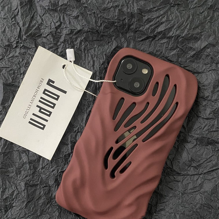 Titanium Gray Wind Hollowed  Phone Cases