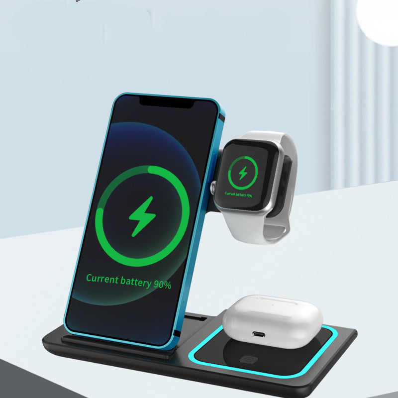 Three-in-one Wireless Charger Electrical Foldable